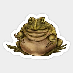 Round Frog Sticker